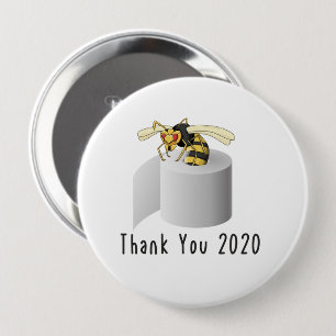 Vielen Dank 2020 Murder Hornet Button