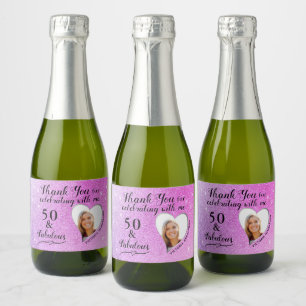 Vielen Dank 50 und fabelhafte Lila Geburtstag Mini