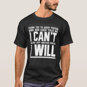 Vielen Dank an alle, die mir gesagt haben, ich kan T-Shirt