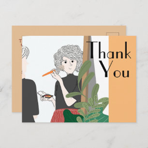 Vielen Dank an den Arzt Postkarte