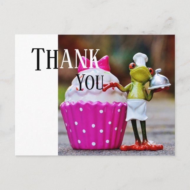 Vielen Dank an den Catering-Service Postkarte (Vorderseite)