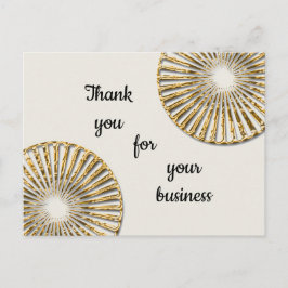 Vielen Dank an den Gold Circles-Kunden Postkarte