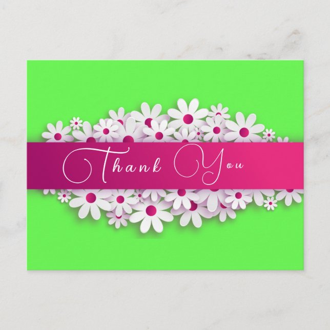 Vielen Dank an den neuen Kunden. Postkarte (Vorderseite)