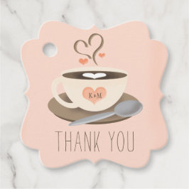 Vielen Dank an den Polterabend von Latte Coffee Geschenkanhänger