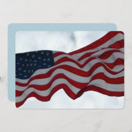 Vielen Dank an die amerikanische Flag Veterans Day Einladung