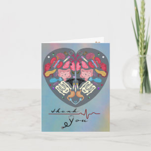 Vielen Dank an die Ärztin Karte