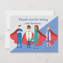 Vielen Dank an die Mitarbeiter des Gesundheitswese Karte