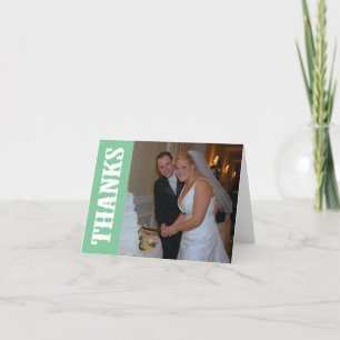 Vielen Dank an euch Notecard (Mint Green) Dankeskarte