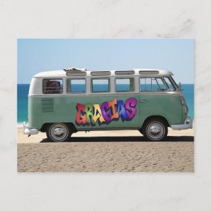 Vielen Dank an Gracias Graffiti auf der Van Postca Postkarte
