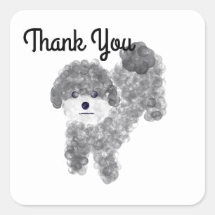 Vielen Dank an Gray Poodle #1 Stickers