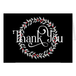 Vielen Dank an Gray Wreath mit Red Berries