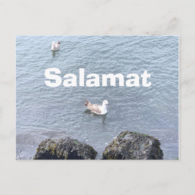 VIELEN DANK AN IHNEN IN FILIPINO POSTKARTE (Vorderseite)