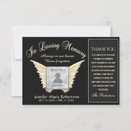 Vielen Dank an Ihre Fotokarte mit Angel Wings