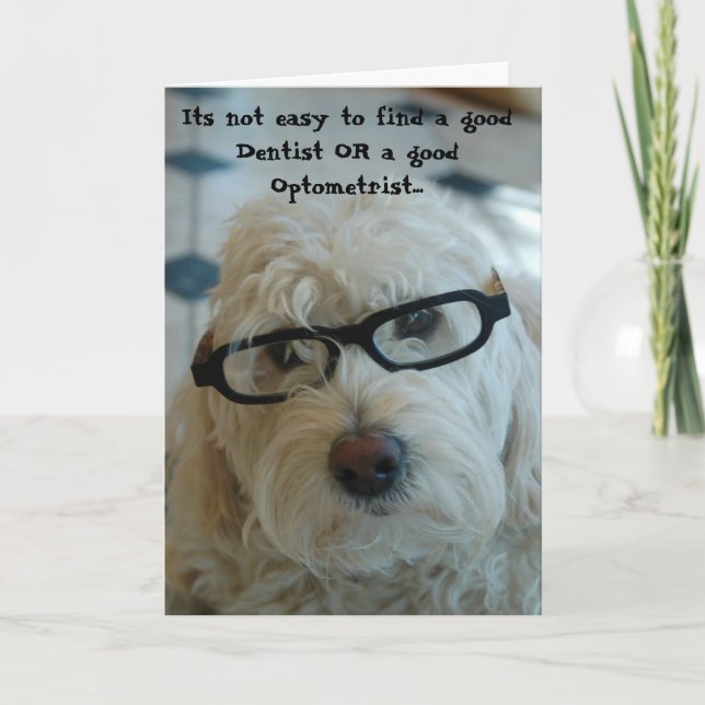 Vielen Dank an Ihren Zahnarzt Dankeskarte (Vorderseite)