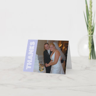 Vielen Dank an Lights Danke Notecard (Violet)