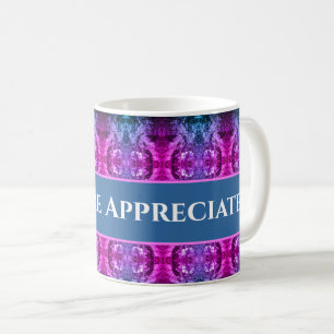 Vielen Dank an Pink Blue Kaleidoscope Kaffeetasse