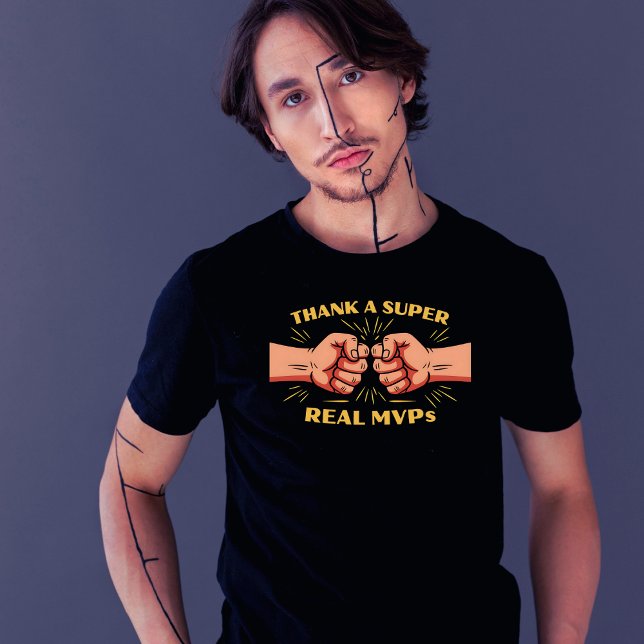 Vielen Dank an Super,Real MVPs T-Shirt (Von Creator hochgeladen)