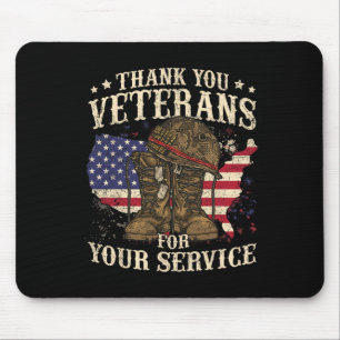 Vielen Dank an Veteranen für Ihren Service Veteran Mousepad