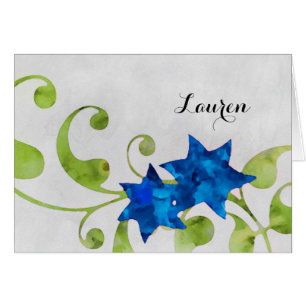 Vielen Dank an Watercolor Star Floral Design Blue