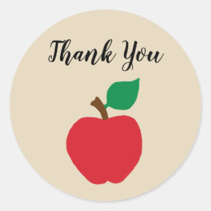 Vielen Dank Apple Teacher Farm Party Stickers