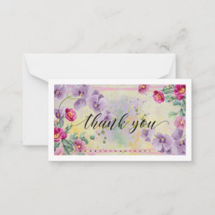 Vielen Dank Art Card Mitteilungskarte
