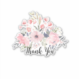 Vielen Dank Aufkleber