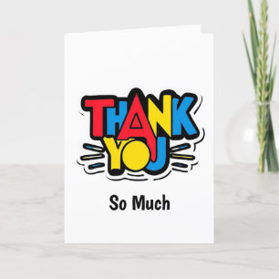 Vielen Dank aus der Nachricht von Herzaufwertung Dankeskarte