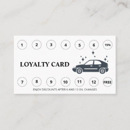 *~* Vielen Dank Auto Wash einfache QR Belohnungen  Treuekarte