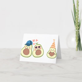 Vielen Dank, Avocado Baby Dusche, Party Avocado Dankeskarte