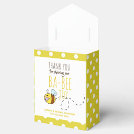 Vielen Dank BA-BEE Baby Shower Yellow Punkt Geschenkschachtel