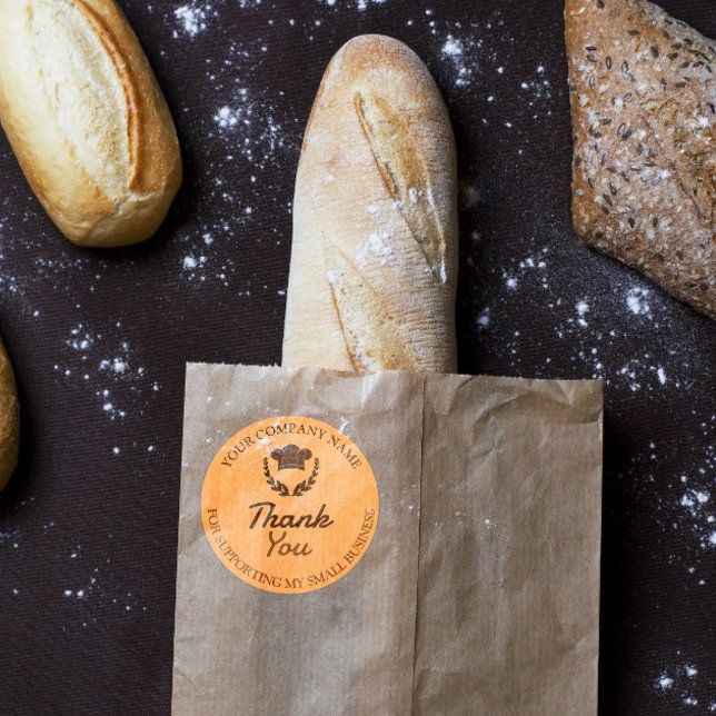 Vielen Dank, Bäckerei Custom Sticker Label (Von Creator hochgeladen)