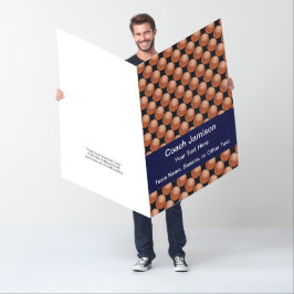 Vielen Dank Basketball Coach, Blue JUMBO Grosses B