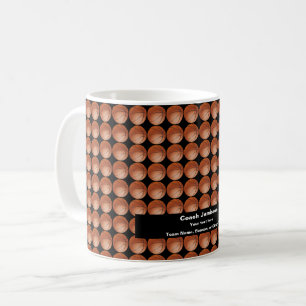 Vielen Dank Basketball Coach Kaffeetasse