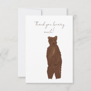 Vielen Dank Beary Much Dankeskarte