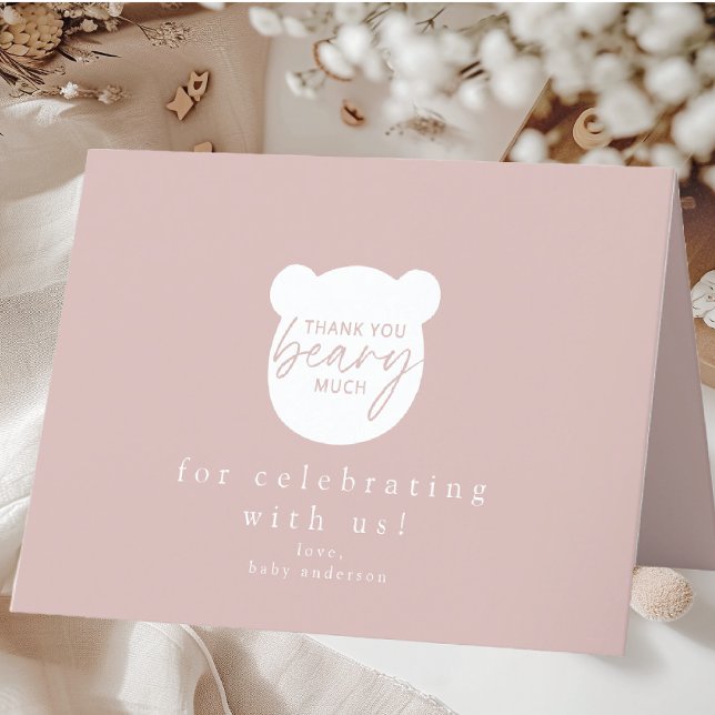 Vielen Dank Beary Much Dankeskarte (Von Creator hochgeladen)