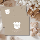 Vielen Dank Beary Much Postkarte<br><div class="desc">Dieser schöne Bär Dankeschön-Karte ist der perfekte Weg, um jemandem etwas Besonderes zu danken. Das Design zeigt einen niedlichen Bären mit den Worten "Danke fürs Auge", geschrieben in einem spielerischen Schriftart. Egal, ob Sie einem Freund, einem Familienmitglied oder Kollegen danken, diese hübsche und charmante Karte bringt ihnen mit Sicherheit ein...</div>