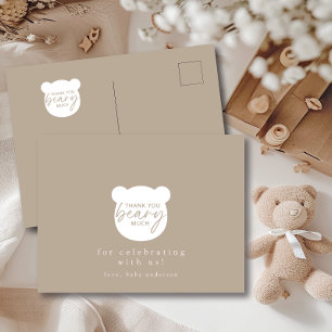 Vielen Dank Beary Much Postkarte