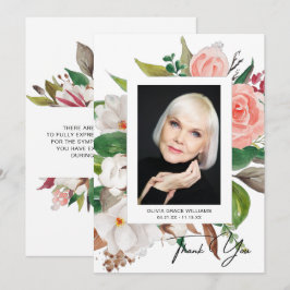 Vielen Dank Beerdigung Foto Beileid Bereavement