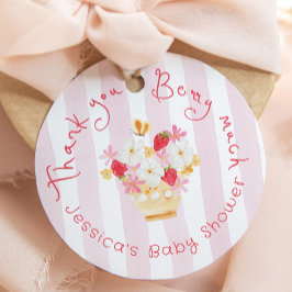 Vielen Dank, Berry Much Whimsical Baby Dusche Geschenkanhänger
