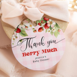 Vielen Dank, berry viel Strawberry vielen Dank Geschenkanhänger