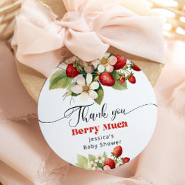 Vielen Dank, berry viel Strawberry vielen Dank Geschenkanhänger