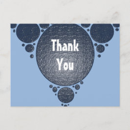 Vielen Dank Blue Modern Business Wertschätzung Postkarte