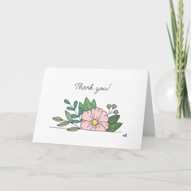 Vielen Dank, Blume 7 Karte (Vorderseite)