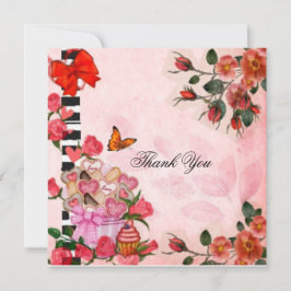 Vielen Dank, Blume und Kuchen