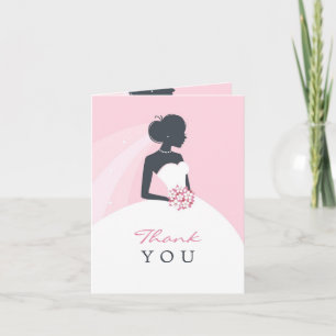 Vielen Dank Brautparty Faltkarte Dankeskarte