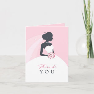 Vielen Dank Brautparty Faltkarte Dankeskarte