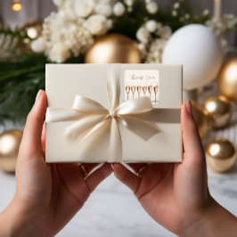 Vielen Dank Brautparty Gastgeschenk Hochzeit Aufkl Quadratischer Aufkleber