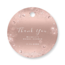 Vielen Dank Brautparty Sweet 16. Blush Confetti