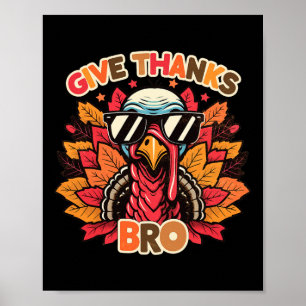 Vielen Dank Bro Niedlich Türkei Kleinkind dankbar Poster