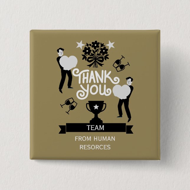 Vielen Dank Button (Vorderseite)